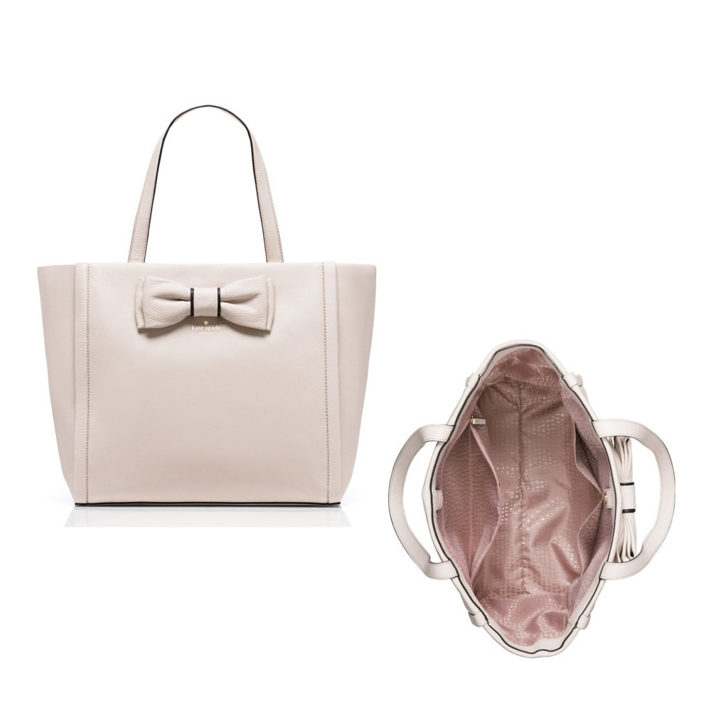 Kate Spade ♠️ Murray Street Shoshanna Pebbled Leather Satchel Purse - Posy Pink